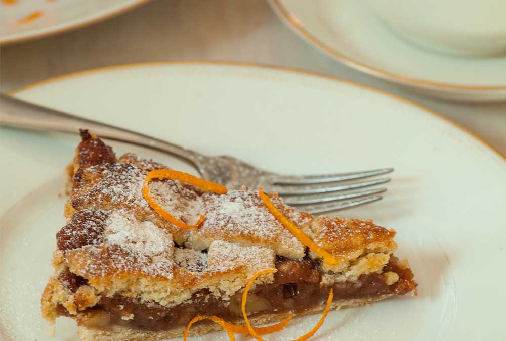 PASTAFROLA DE MEMBRILLO CON NUECES