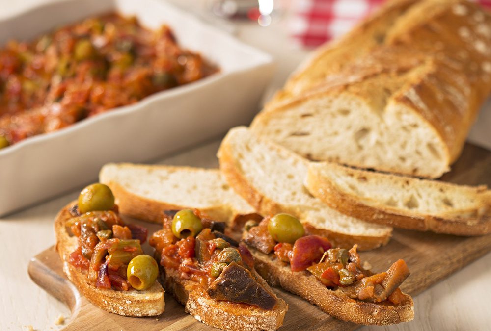 BRUSCHETTA DE CAPONATA SICILIANA