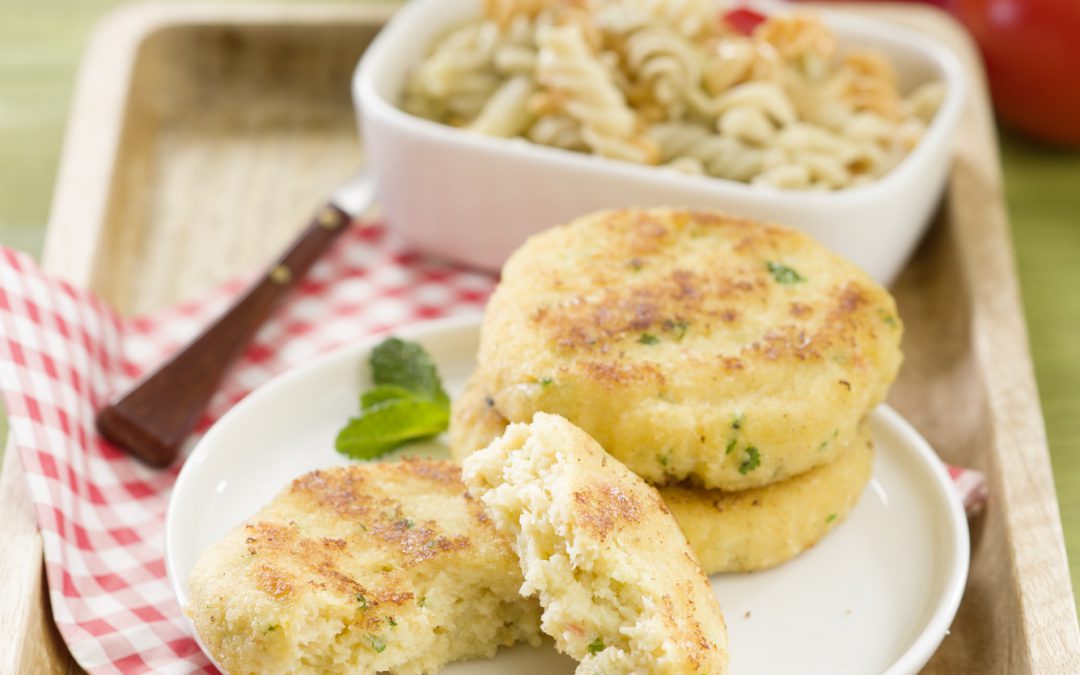 HAMBURGUESAS DE COLIFLOR Y QUESO