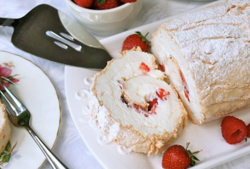 ROULADE DE MERENGUE Y BERRIES