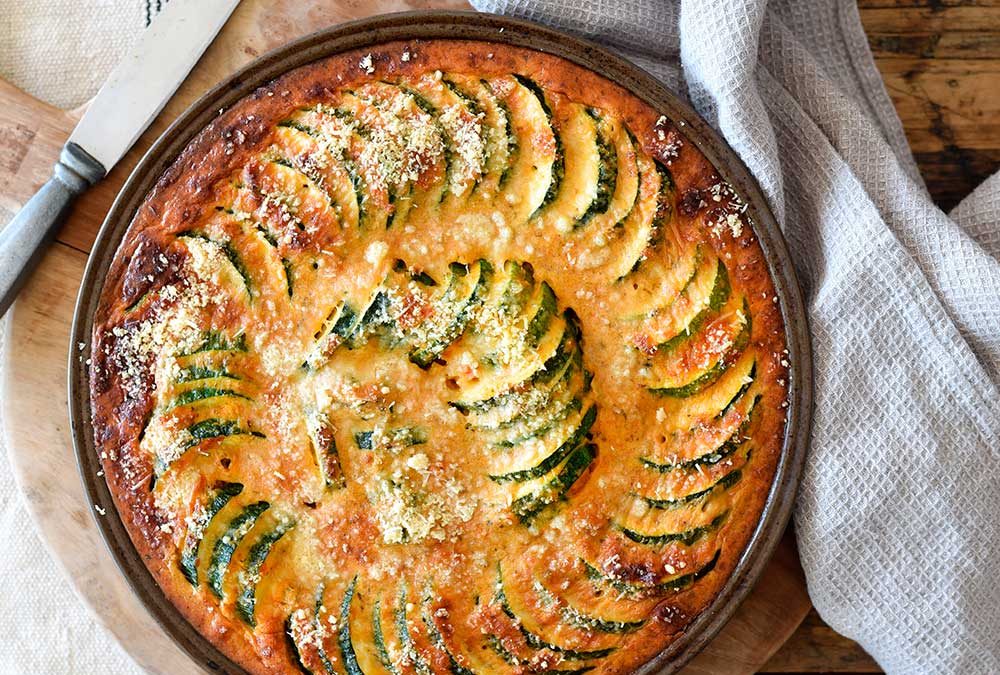 BUDÍN DE ZAPALLO ITALIANO CON TOMATES SECOS