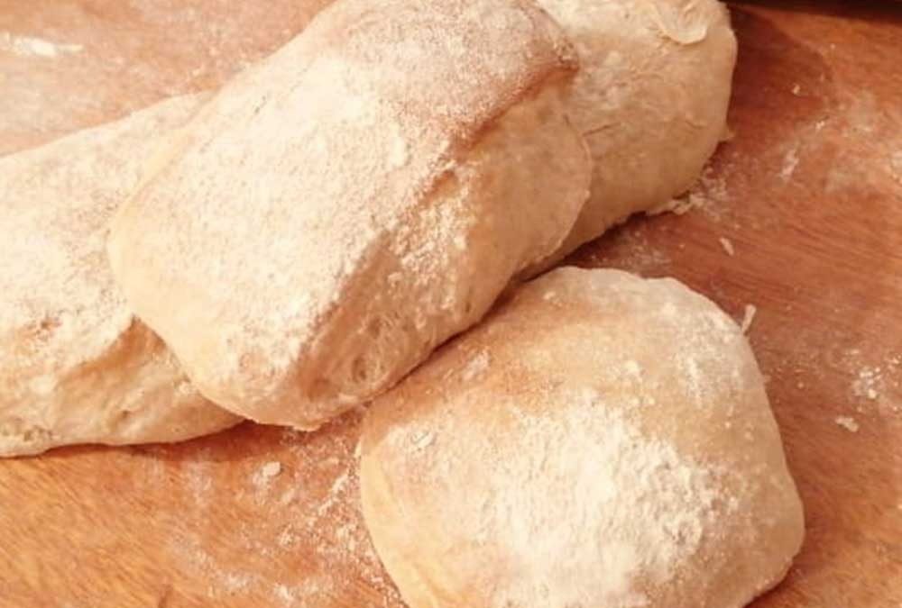 Ciabatta (con masa madre)