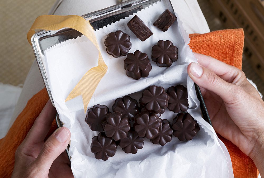 CHOCOLATES RELLENOS DE NARANJA