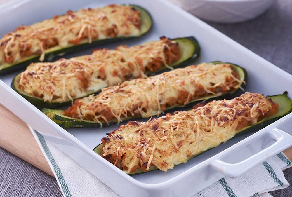 ZAPALLITOS ITALIANOS RELLENOS AL VAPOR