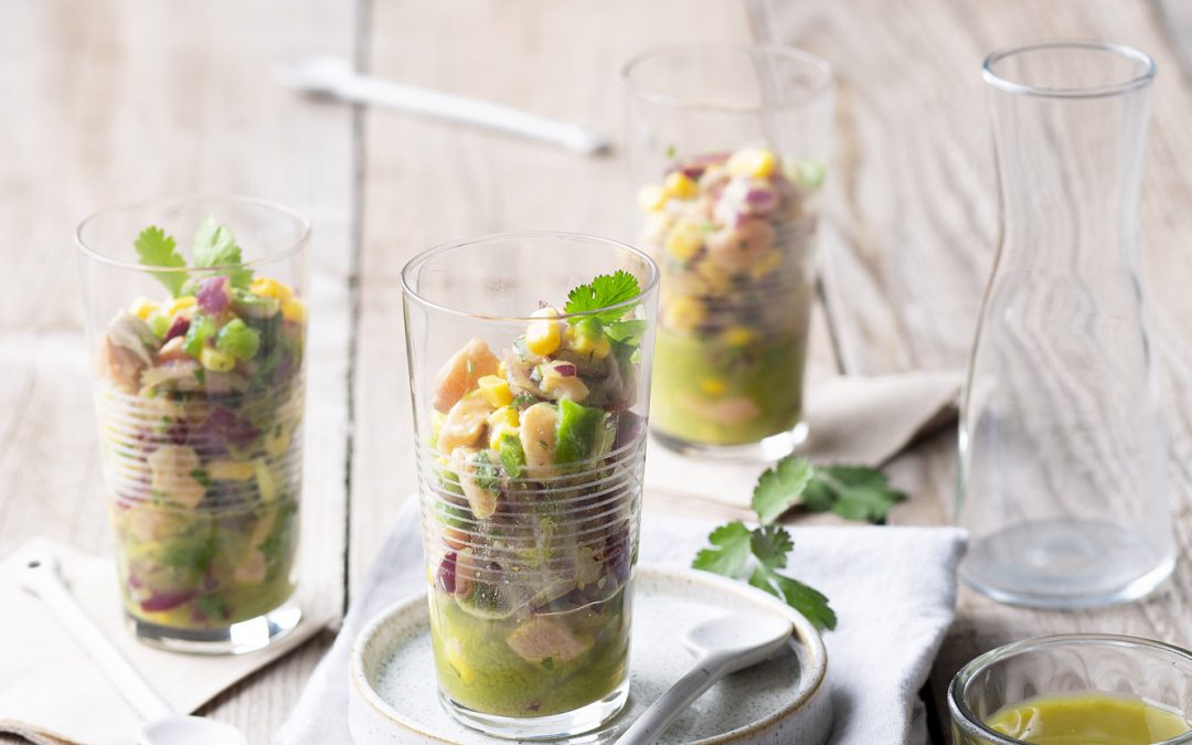 Ceviche de salmón