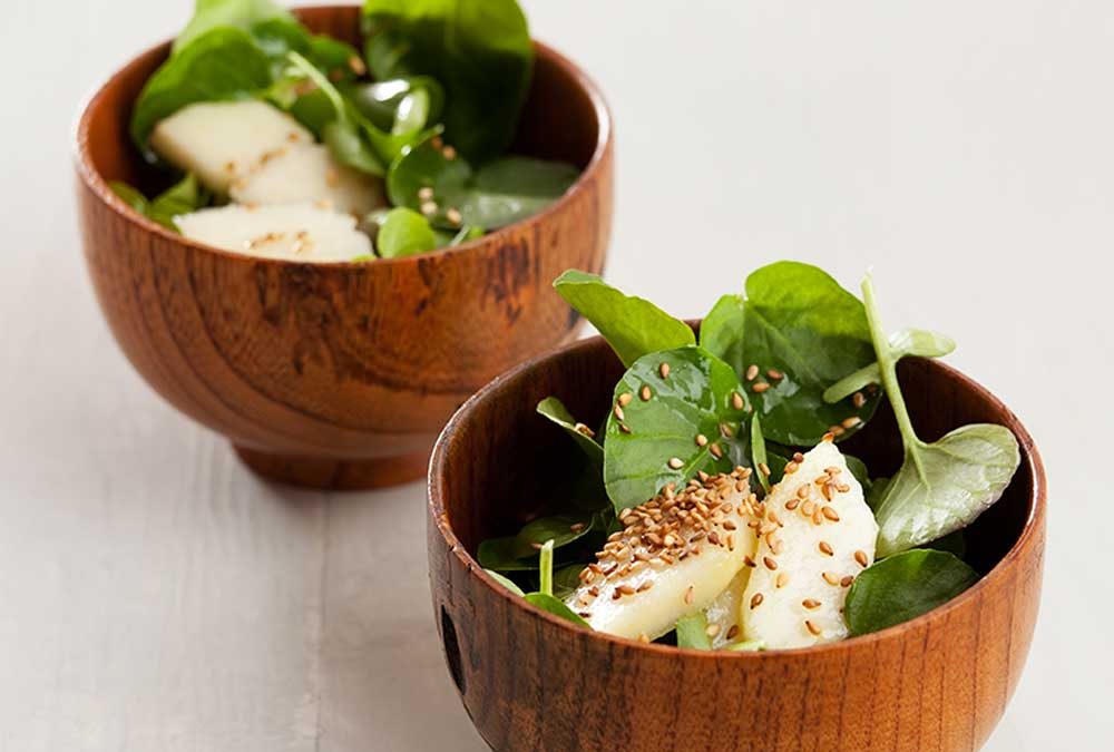 ENSALADA DE BERROS Y MANZANA