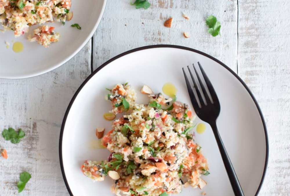 Ensalada de cuscús de coliflor