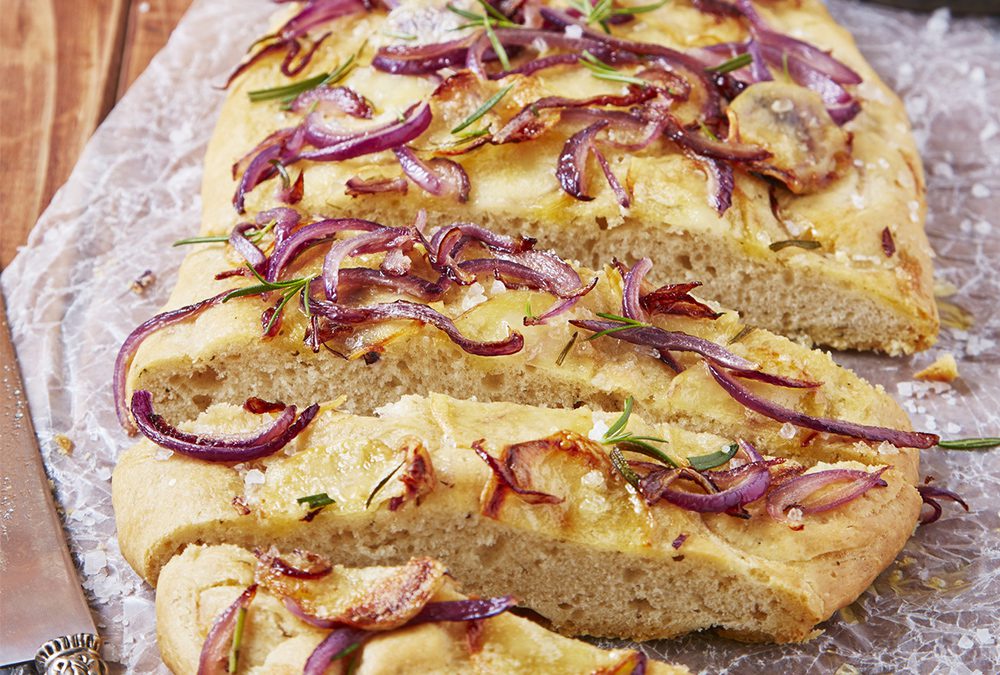 FOCACCIA DE PAPA Y ROMERO