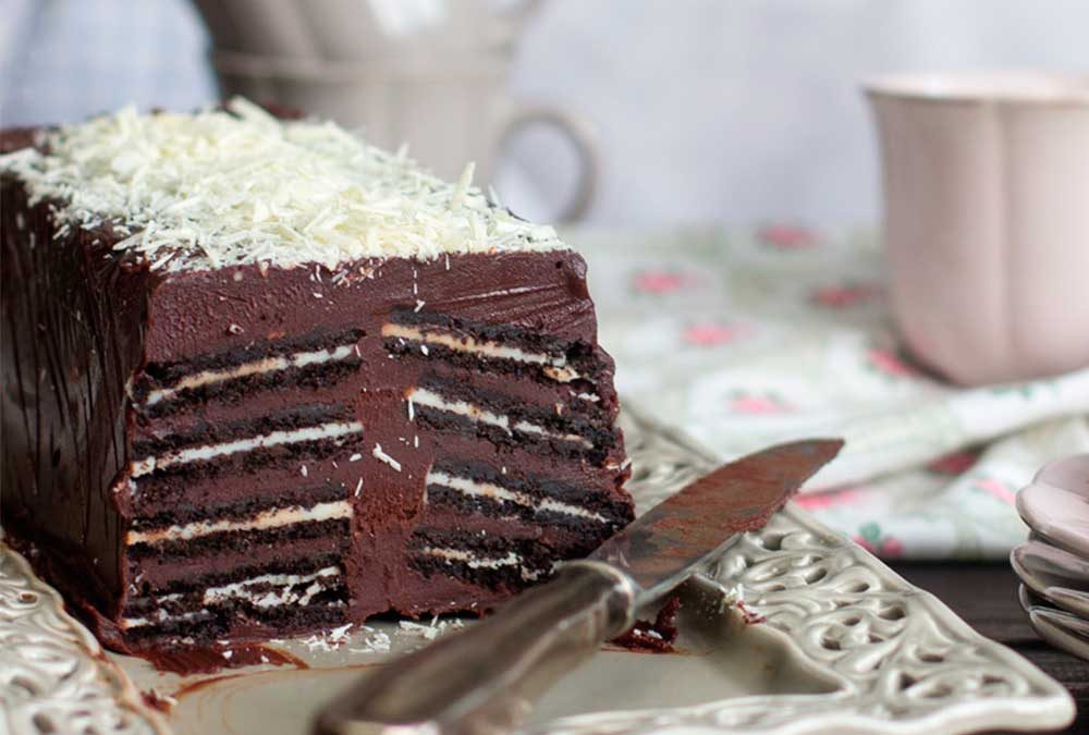 PASTEL DE CHOCOLATE CON GALLETAS OREO