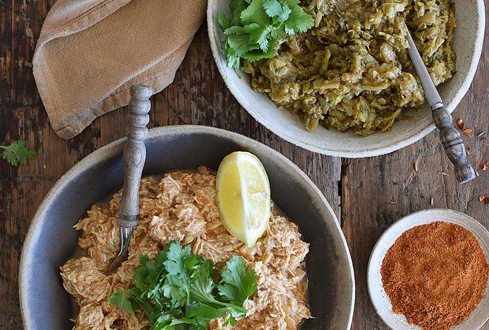 RELLENO PARA TACOS DE VEGETALES Y POLLO