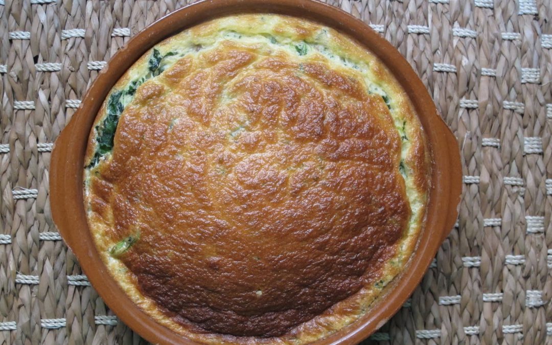 TARTA SOUFFLE DE ESPINACA