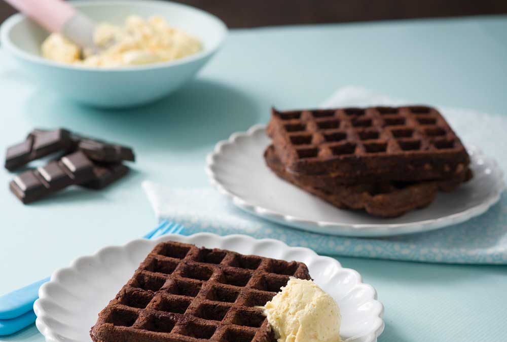 WAFFLES DE CHOCOLATE